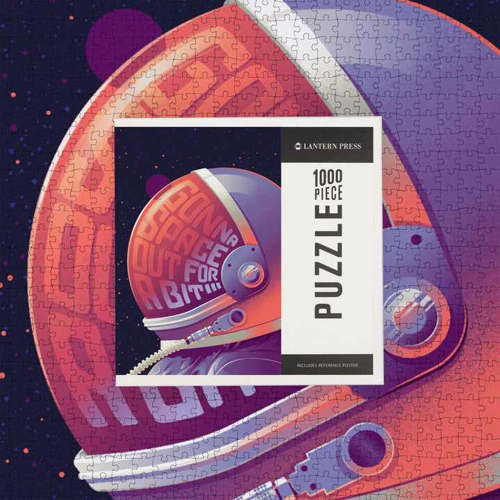 Spacethusiasm Collection, Astronaut, Gonna Space Out For A Bit, Jigsaw Puzzle Puzzle Lantern Press 