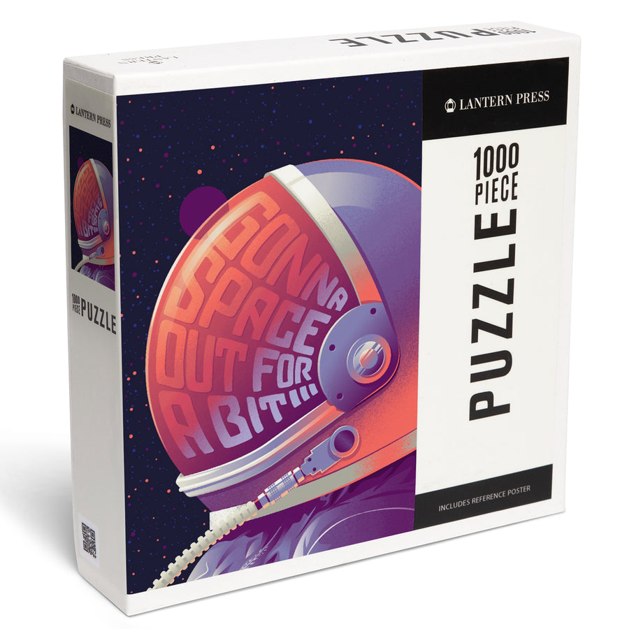 Spacethusiasm Collection, Astronaut, Gonna Space Out For A Bit, Jigsaw Puzzle Puzzle Lantern Press 