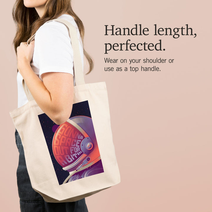 Spacethusiasm Collection, Astronaut, Gonna Space Out For A Bit, Tote Bag Totes Lantern Press 
