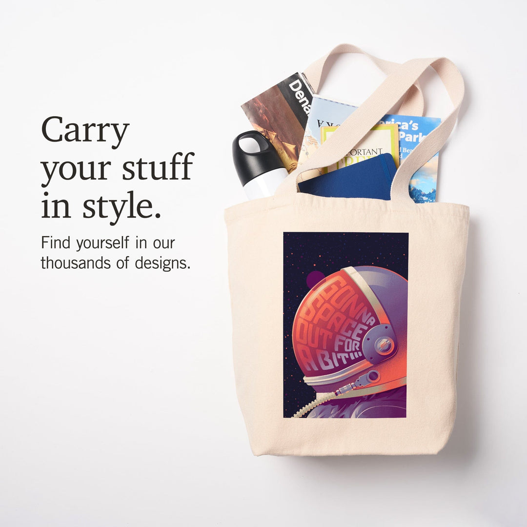 Spacethusiasm Collection, Astronaut, Gonna Space Out For A Bit, Tote Bag Totes Lantern Press 