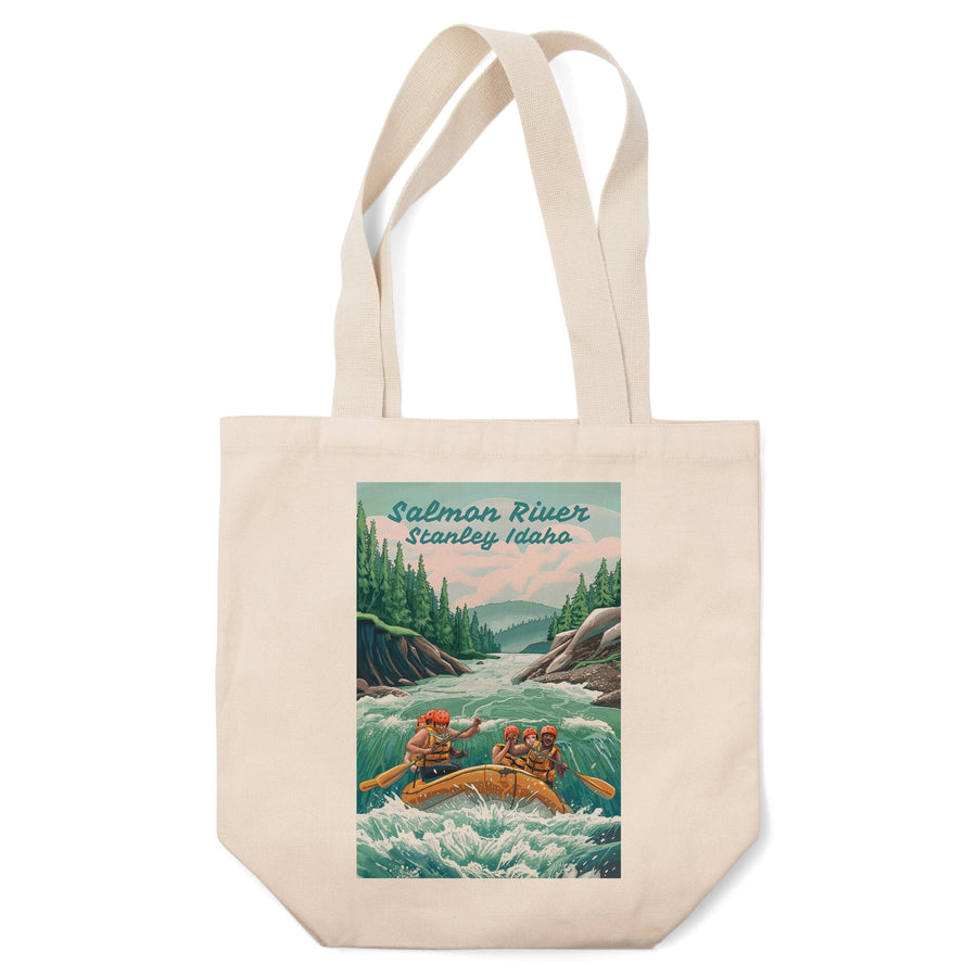 Stanley, Idaho, Salmon River, Seek Adventure, River Rafting, Tote Bag Totes Lantern Press 