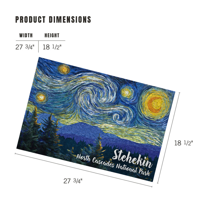 Stehekin, North Cascades National Park, Washington, Starry Night, Jigsaw Puzzle Puzzle Lantern Press 