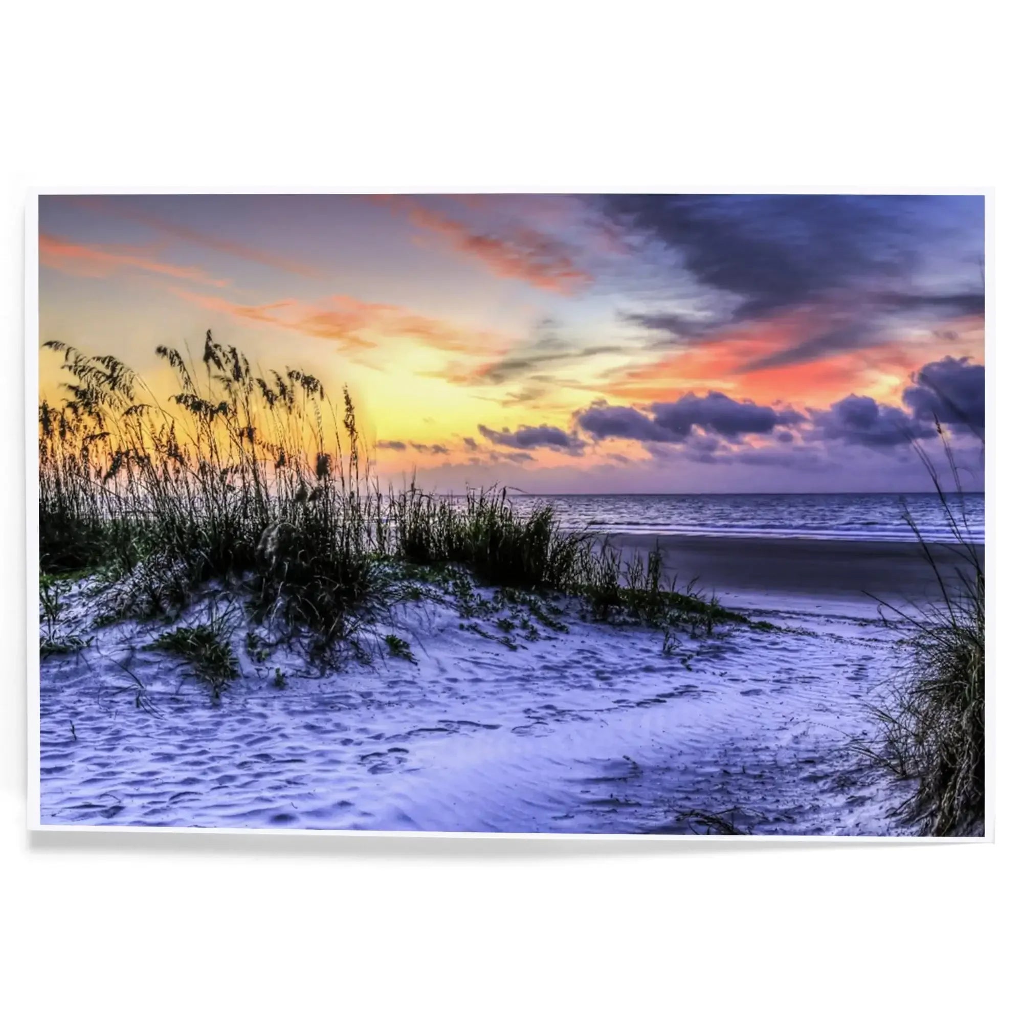 アート・デザイン・音楽 Suburban Discipline - Peter Lang, Tam Mi Sunrise Beach Scene art prints, metal signs – Lantern Press