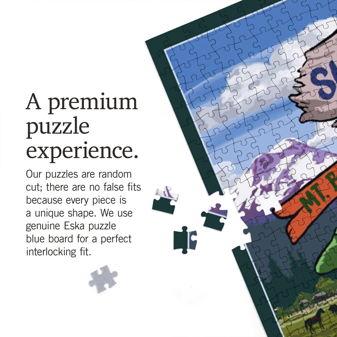 Sunriver, Oregon, Destination Signpost, Jigsaw Puzzle Puzzle Lantern Press 