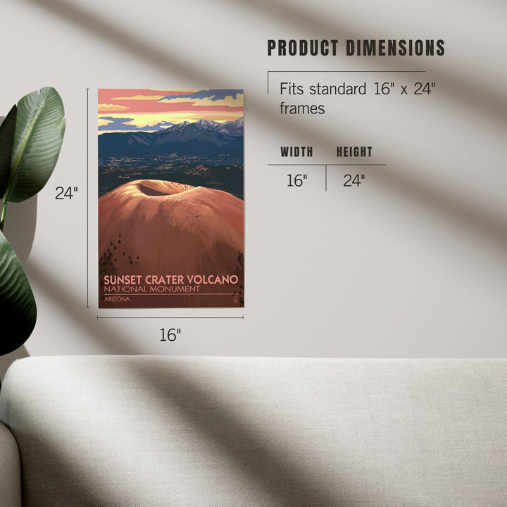 Sunset Crater Volcano National Monument, Arizona, Art & Giclee Prints Art Lantern Press 