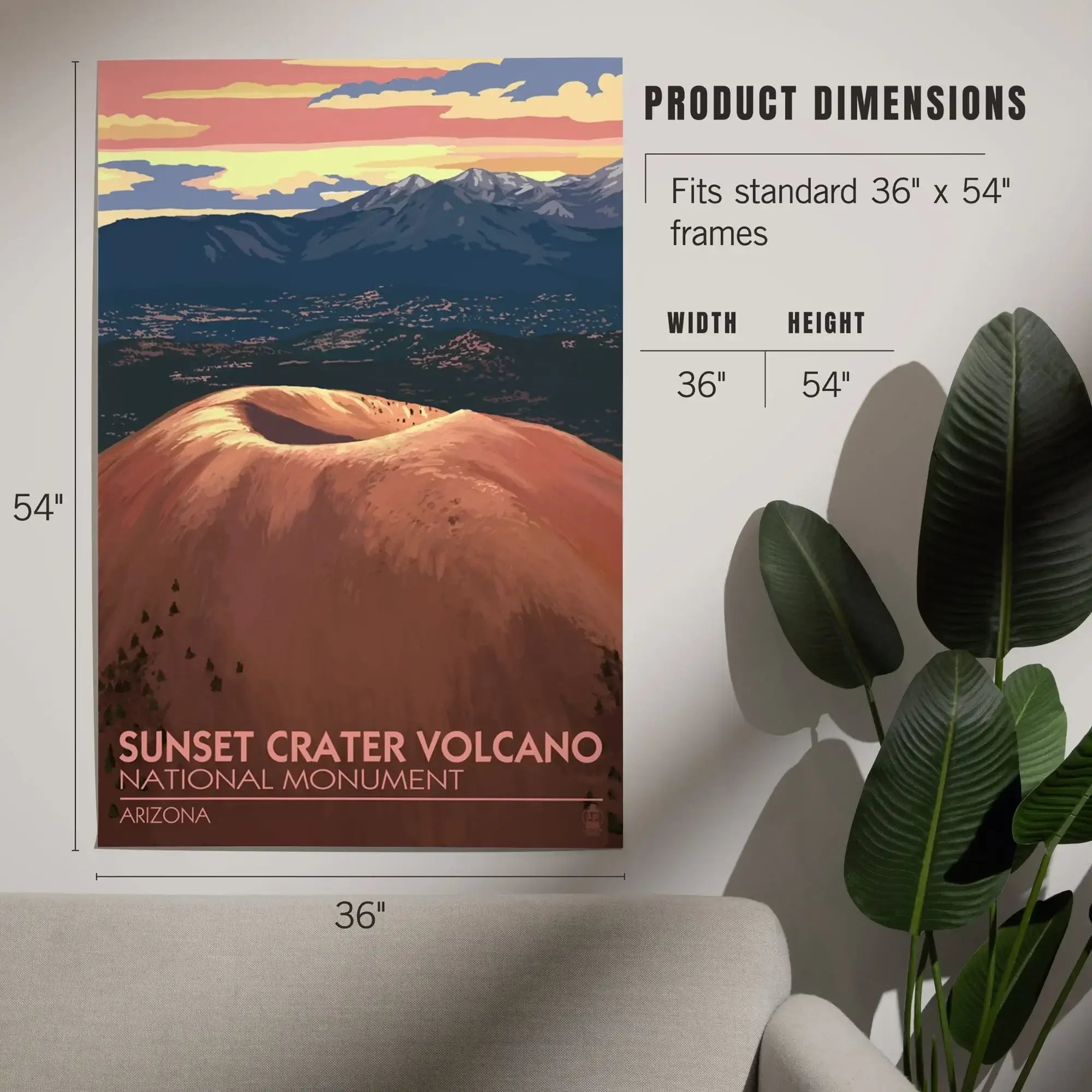 Sunset Crater Volcano National Monument, Arizona art prints, metal
