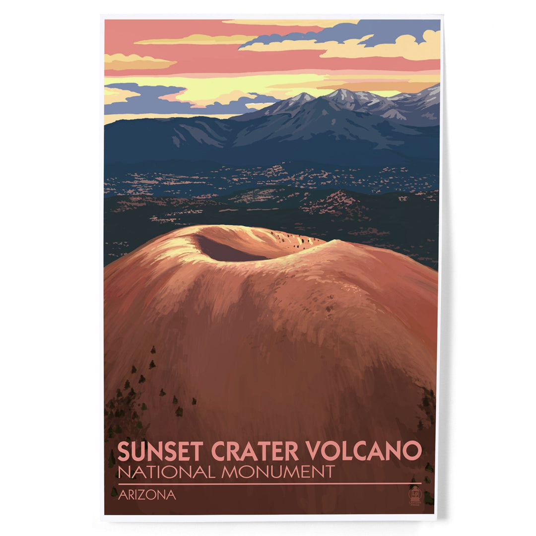 Sunset Crater Volcano National Monument, Arizona, Art & Giclee Prints Art Lantern Press 