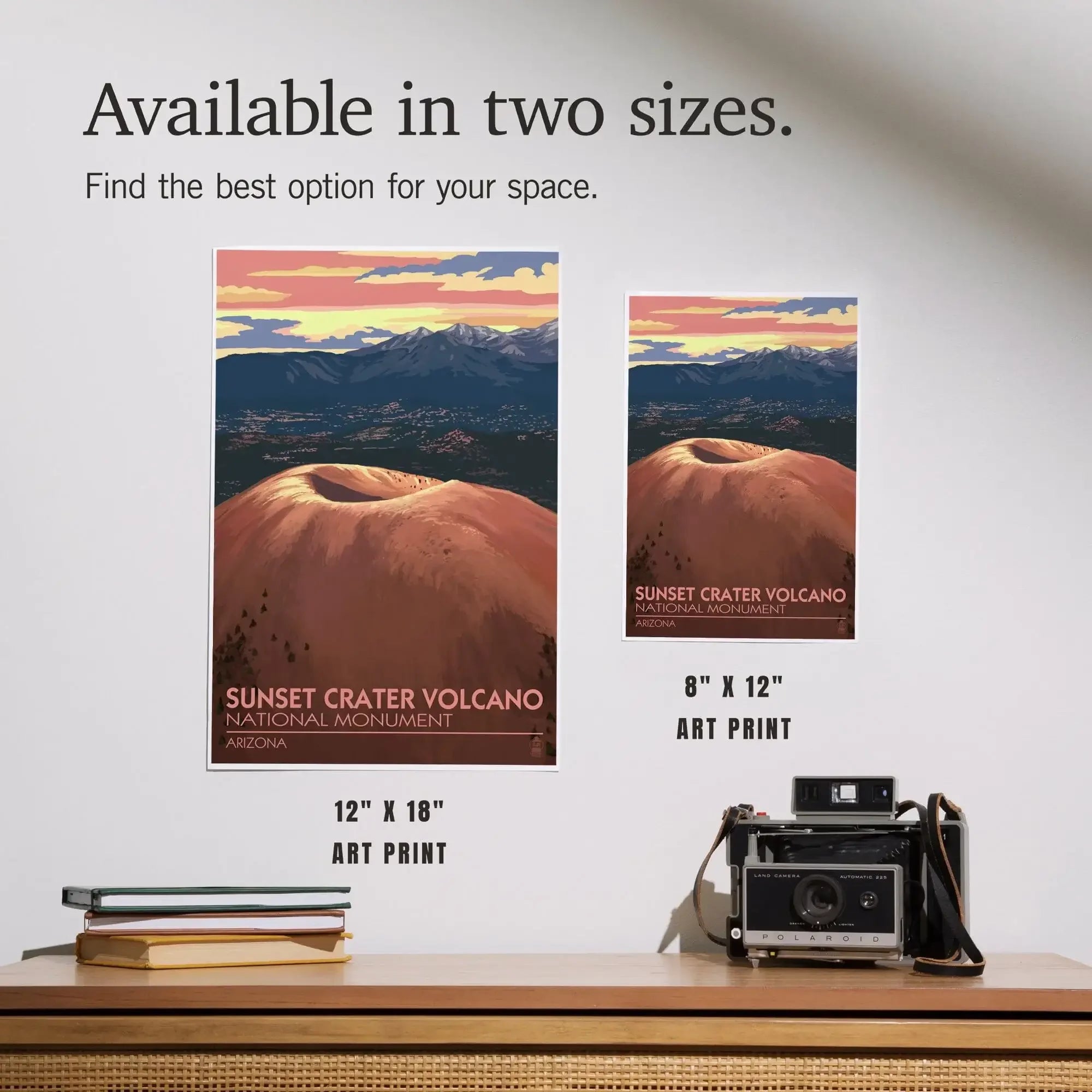 Sunset Crater Volcano National Monument, Arizona art prints, metal