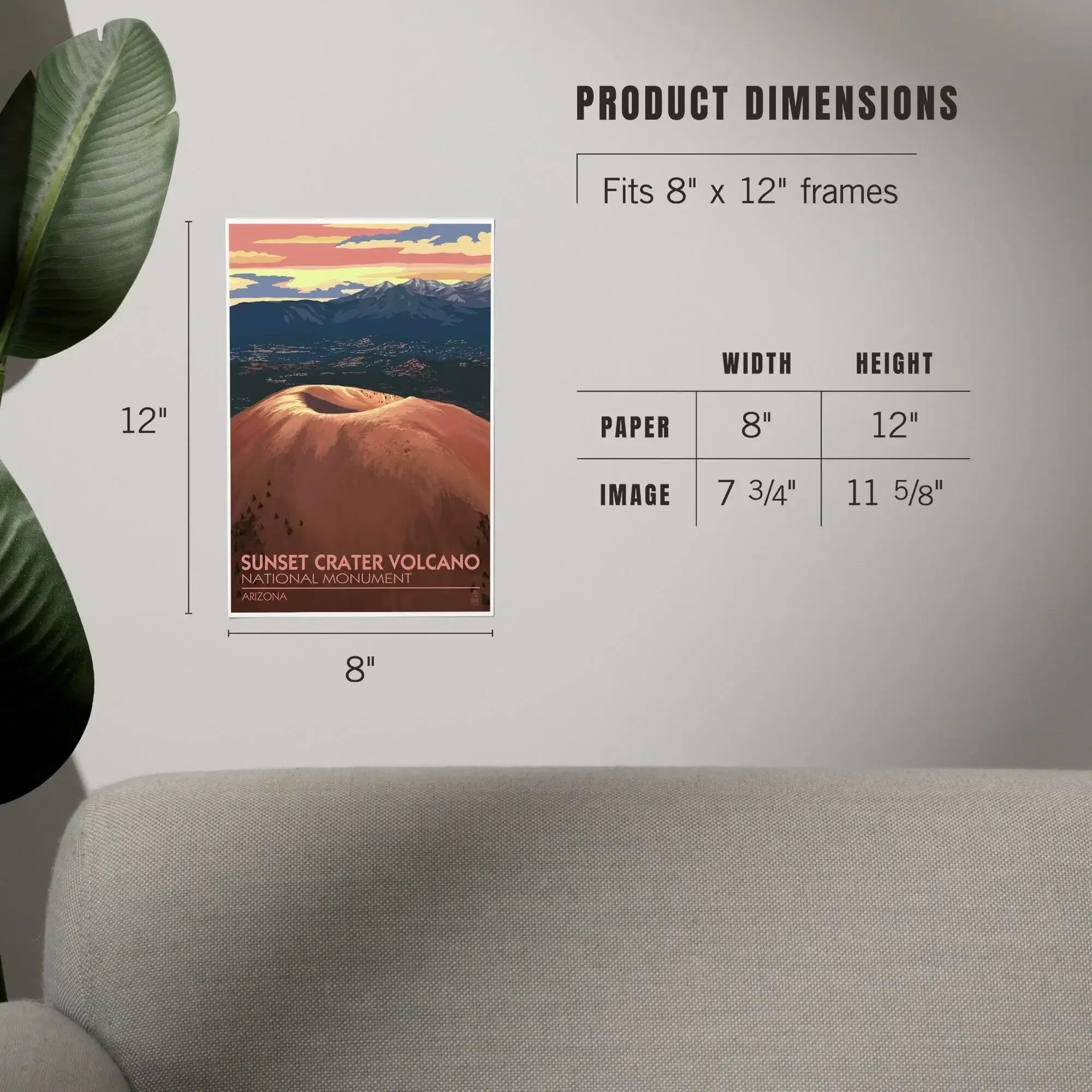 Sunset Crater Volcano National Monument, Arizona art prints, metal