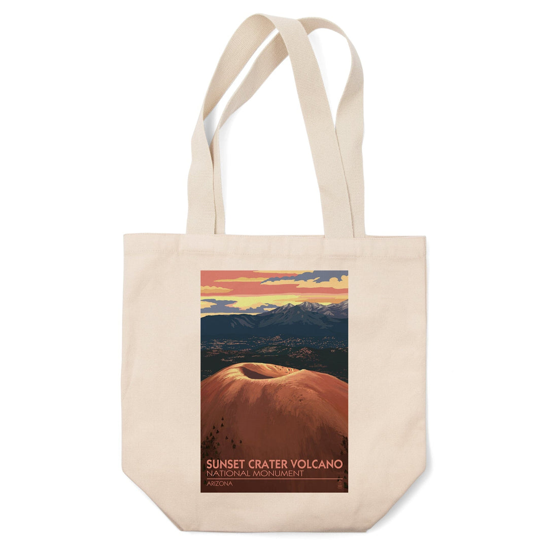 Sunset Crater Volcano National Monument, Arizona, Lantern Press Artwork, Tote Bag Totes Lantern Press 