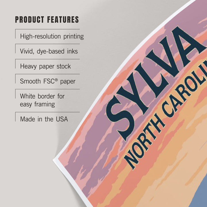 Sylva, North Carolina, Bears and Spring Flowers, Art & Giclee Prints Art Lantern Press 