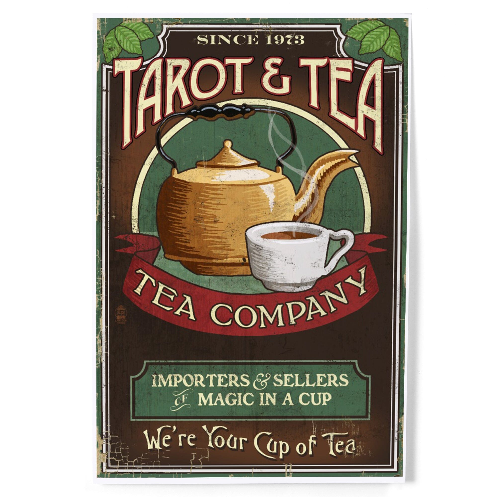 アンティーク　ポスター　Tea Coffee アンティーク ポスター Tea Coffee アンティーク ポスター Tea