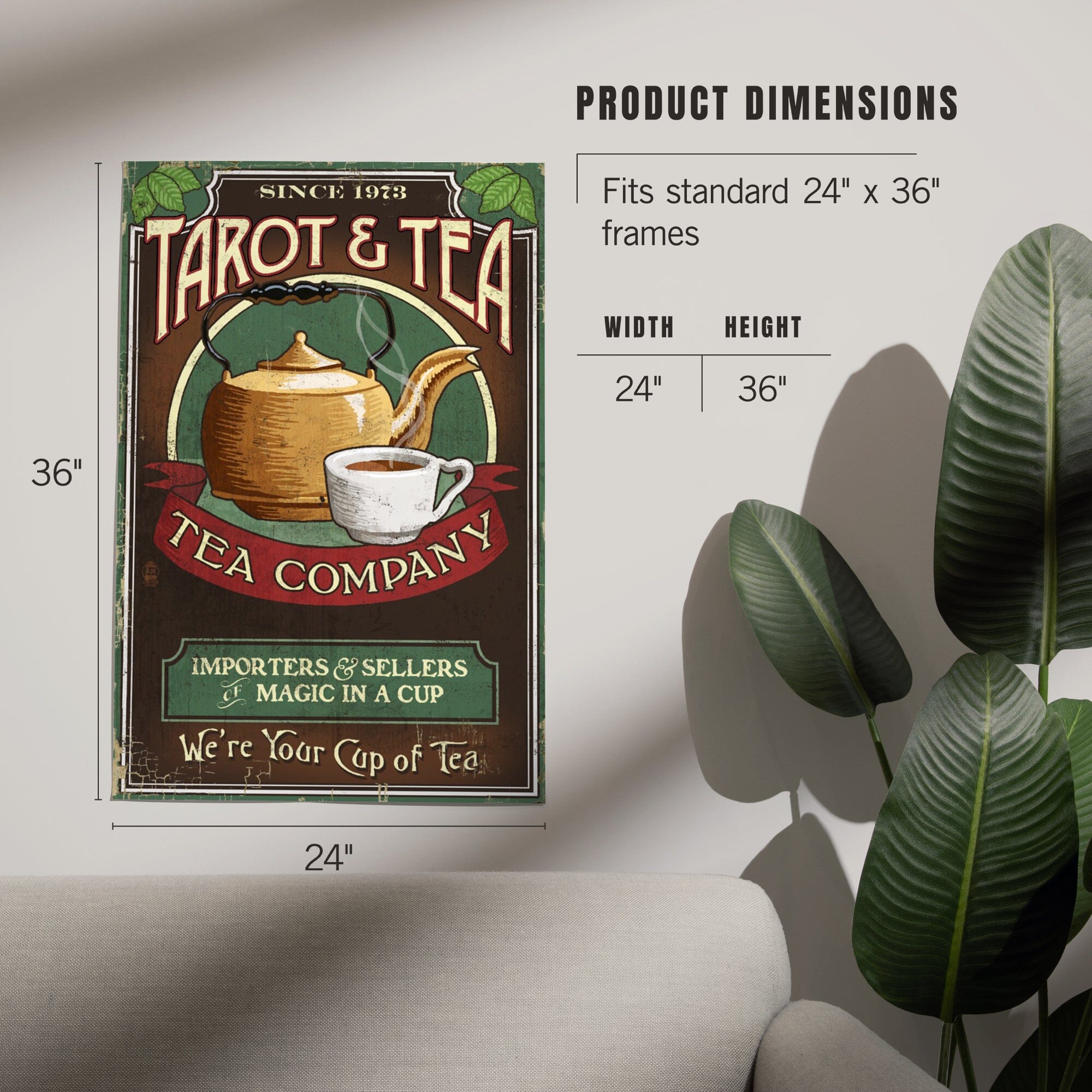 アンティーク　ポスター　Tea Coffee アンティーク ポスター Tea Coffee アンティーク ポスター Tea