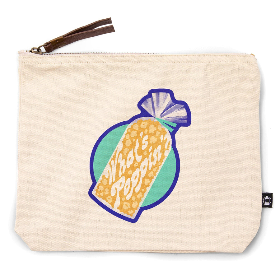 Tasty Treats Collection, Kettle Corn, Whats Poppin', Contour, Accessory Go Bag Totes Lantern Press 