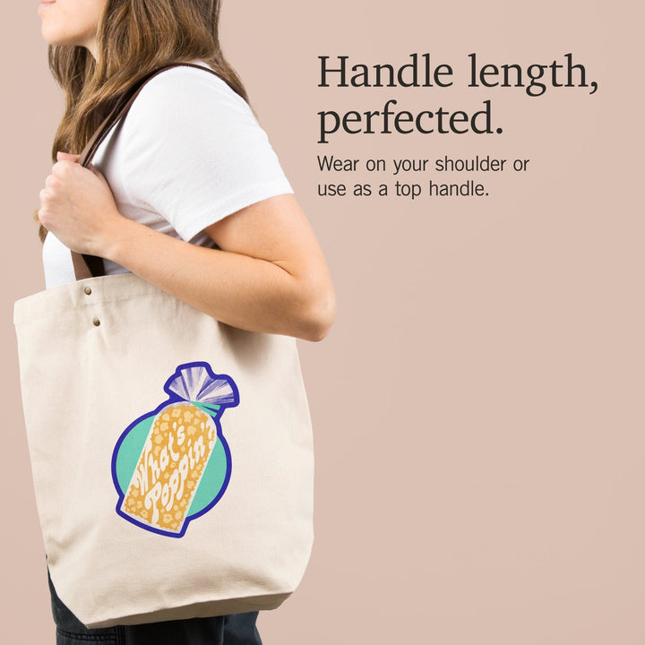 Tasty Treats Collection, Kettle Corn, Whats Poppin', Contour, Accessory Go Bag Totes Lantern Press 