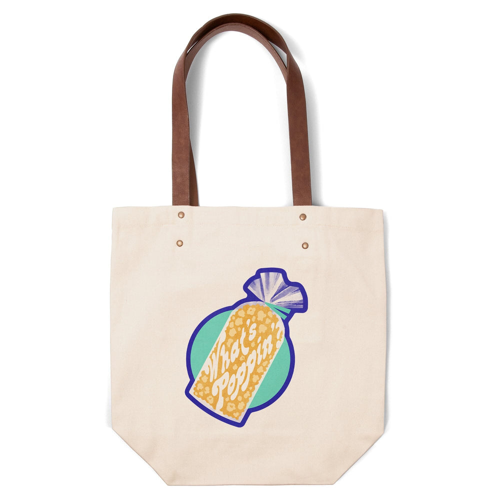 Tasty Treats Collection, Kettle Corn, Whats Poppin', Contour, Accessory Go Bag Totes Lantern Press 