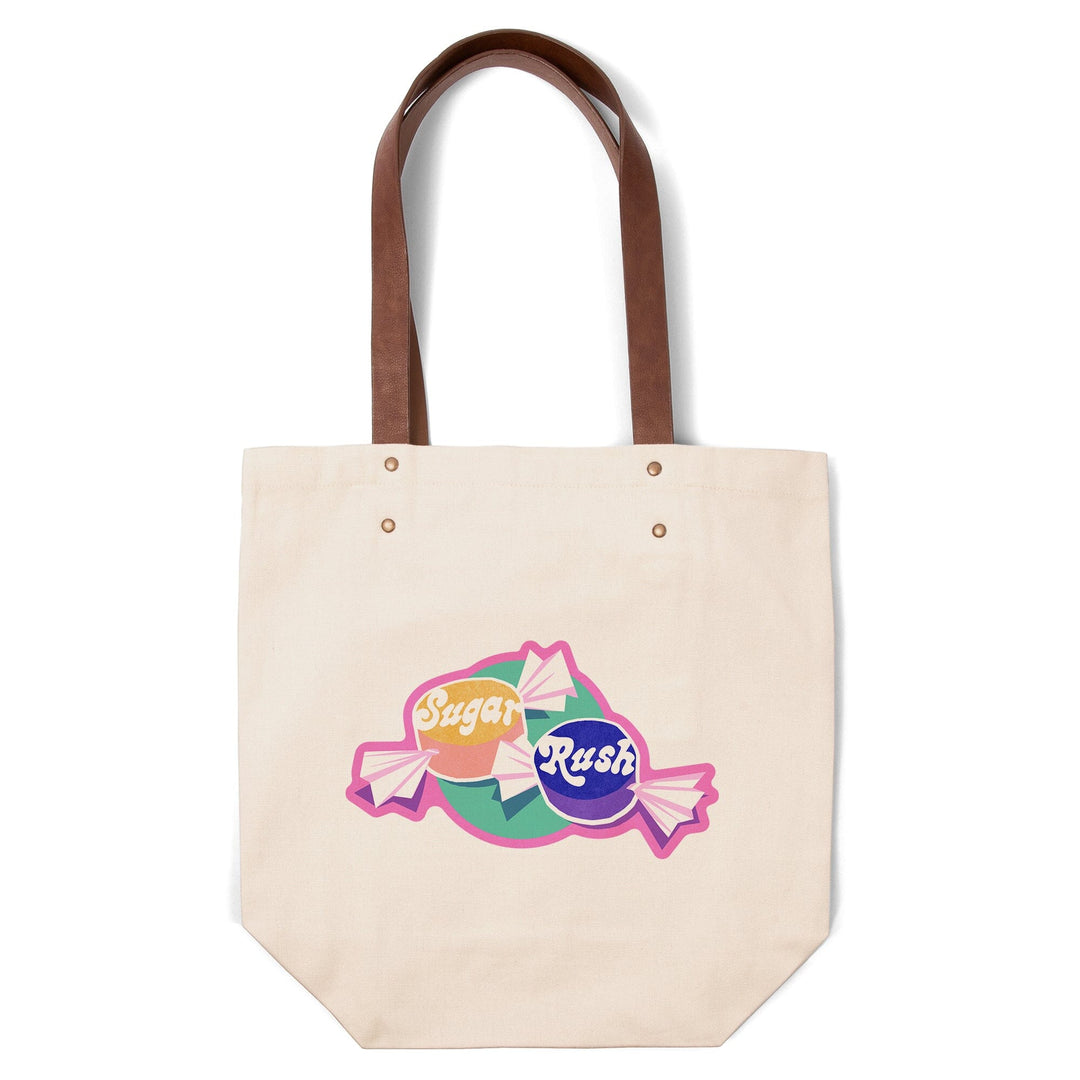 Tasty Treats Collection, Taffy, Sugar Rush, Contour, Accessory Go Bag Totes Lantern Press 