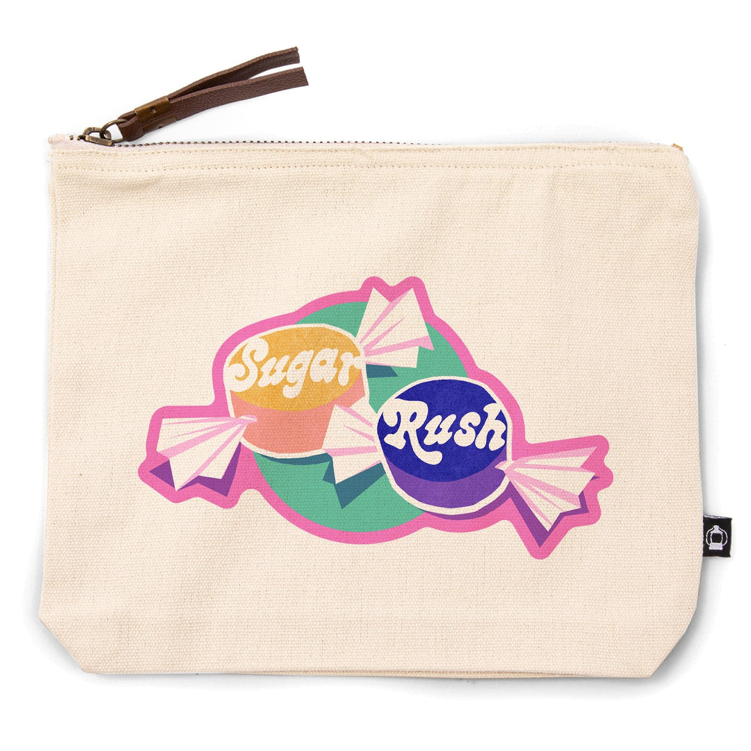 Tasty Treats Collection, Taffy, Sugar Rush, Contour, Accessory Go Bag Totes Lantern Press 