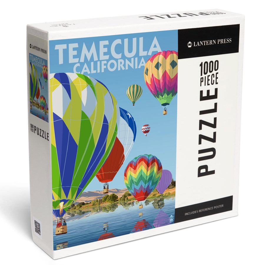 Temecula, California, Hot Air Balloons, Jigsaw Puzzle Puzzle Lantern Press 