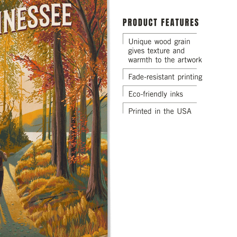 Tennessee, Walk in the Woods, Day Hike, Wood Signs and Postcards Wood Lantern Press 