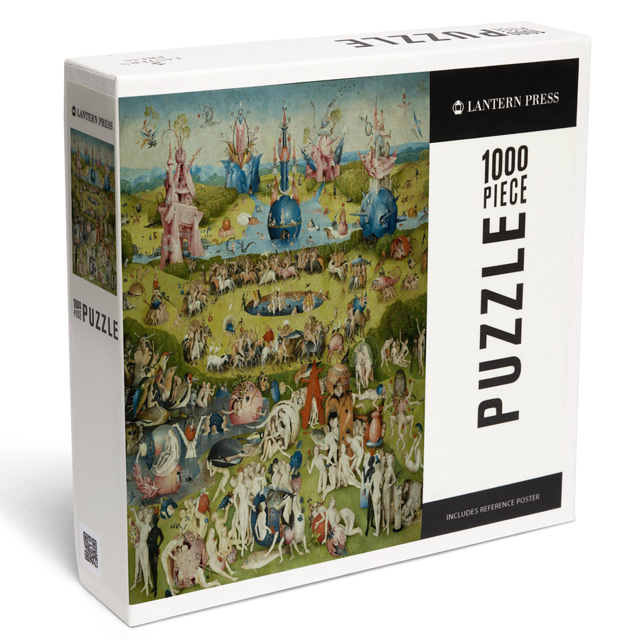 The Garden of Earthly Delights, (Artist: Hieronymus Bosch c. 1480), Masterpiece Classic, Jigsaw Puzzle Puzzle Lantern Press 