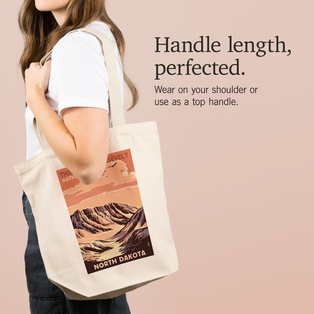 Theodore Roosevelt National Park, North Dakota, Buttes, Tote Bag Totes Lantern Press 