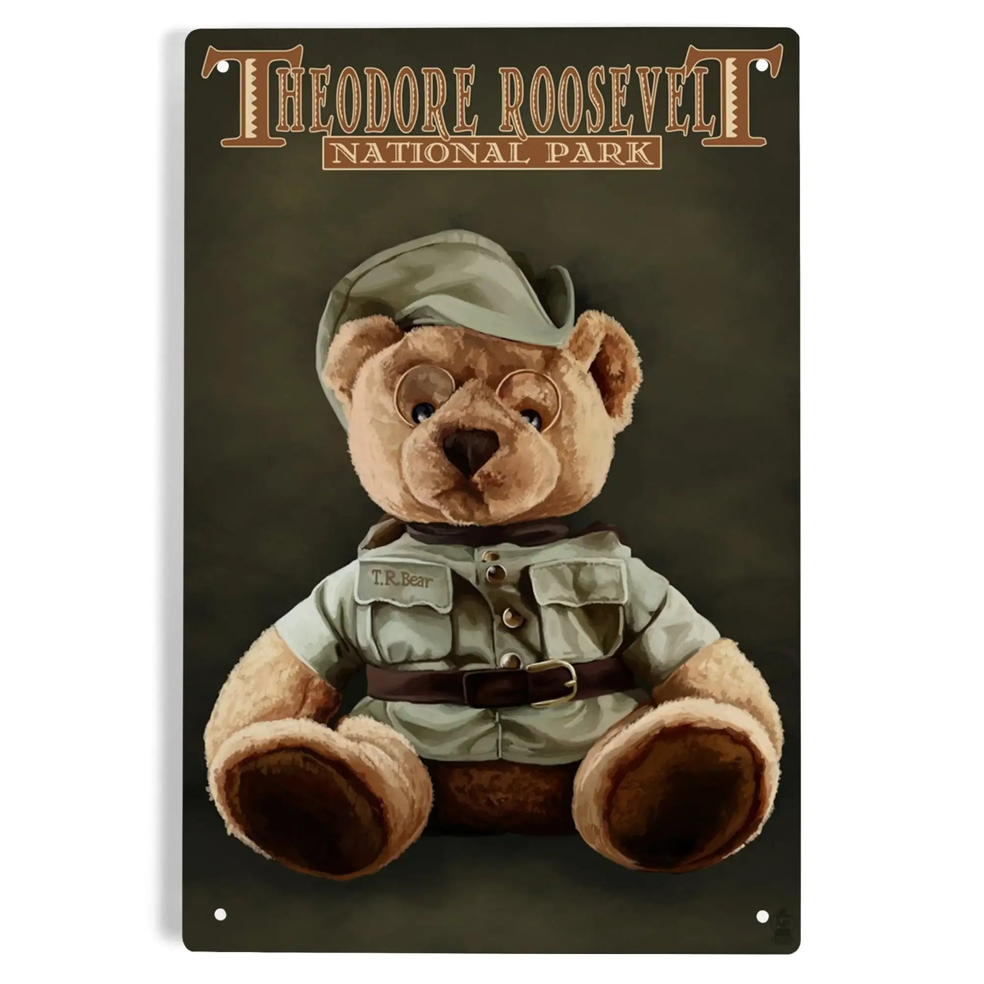Theodore Roosevelt National Park, Teddy Bear metal signs – Lantern