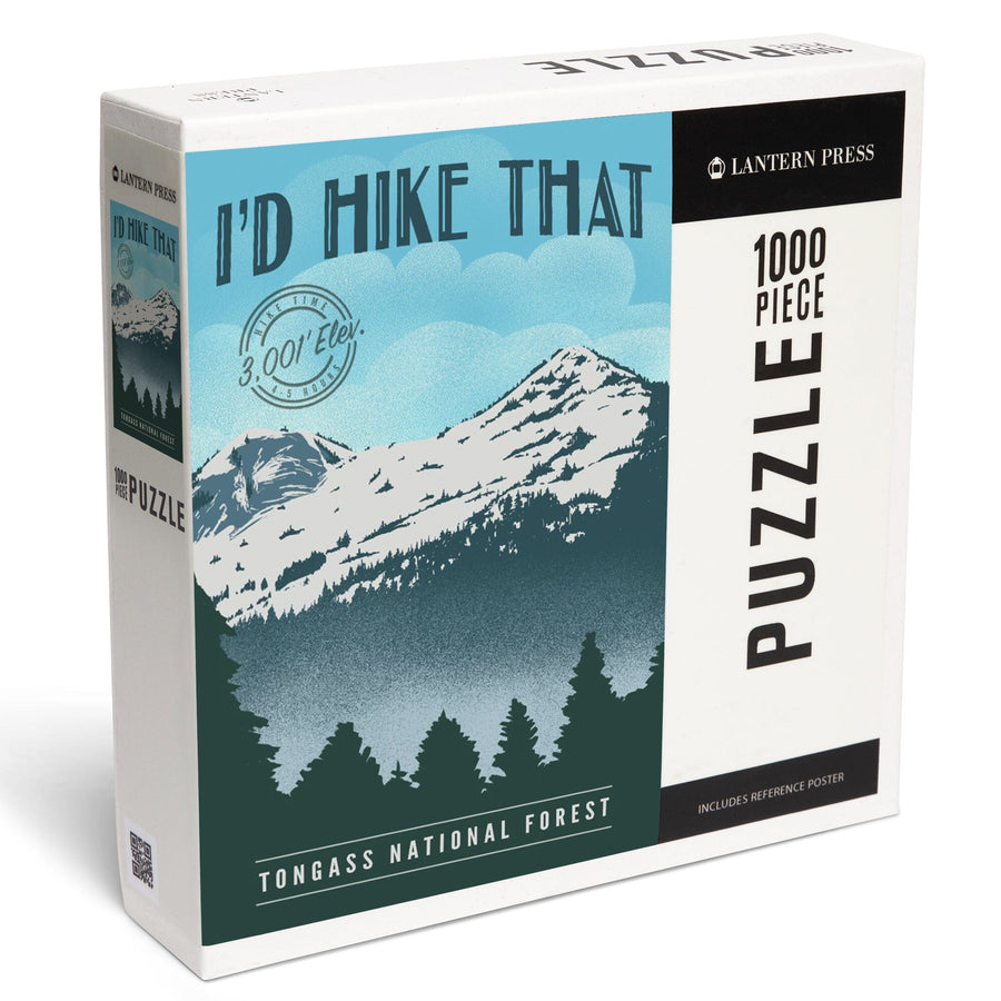 Tongass National Forest, Alaska, Oudoor Achiever, I Made It to the Top Puzzle Lantern Press 