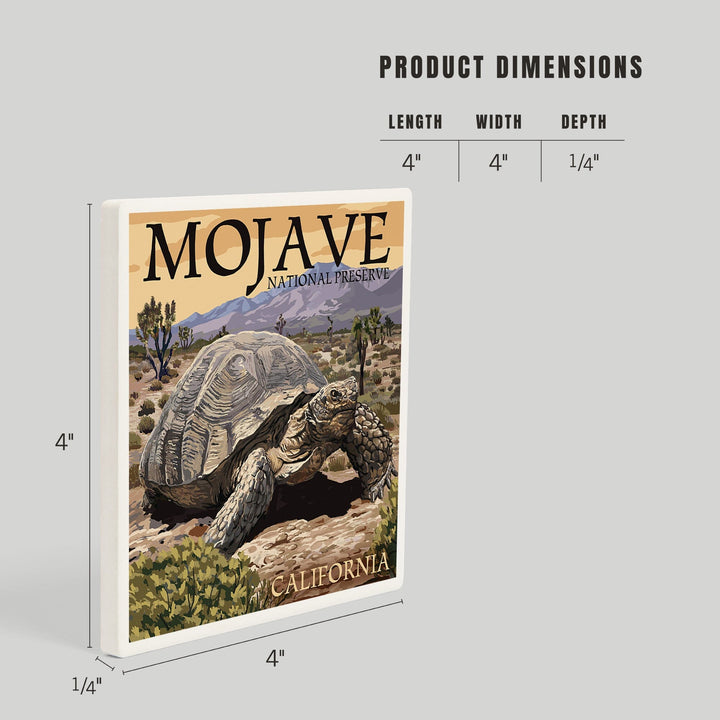 Tortoise, Mojave National Preserve, California, Coasters Coasters Lantern Press 