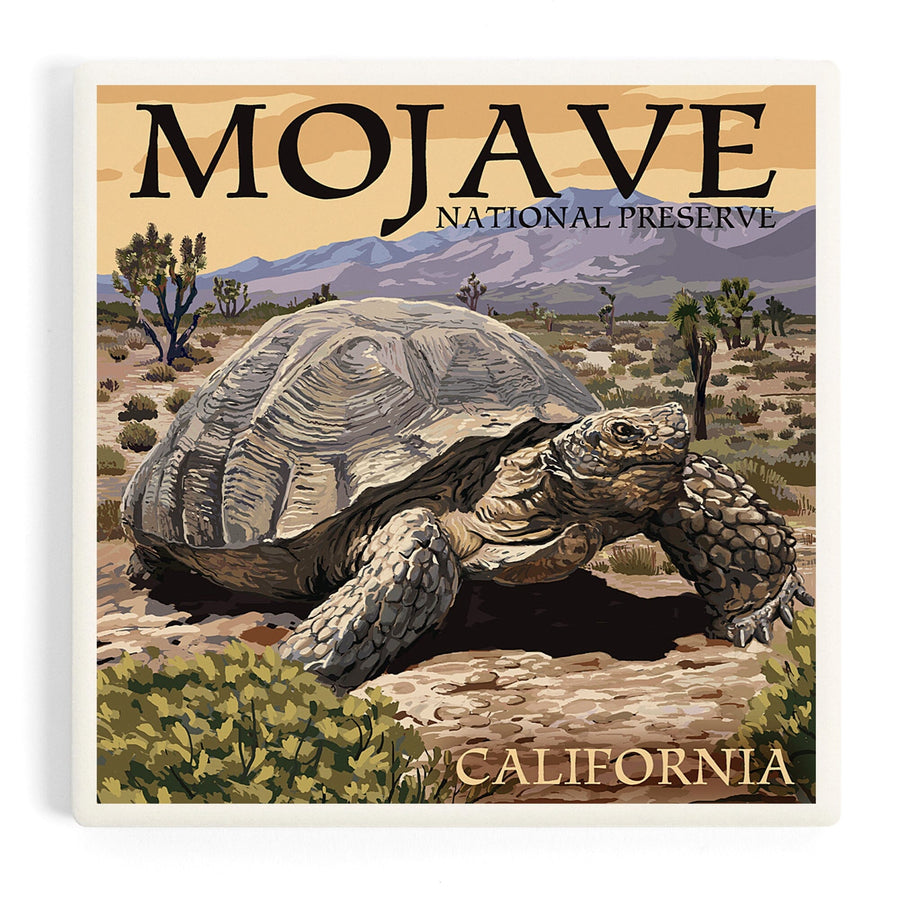 Tortoise, Mojave National Preserve, California, Coasters Coasters Lantern Press 