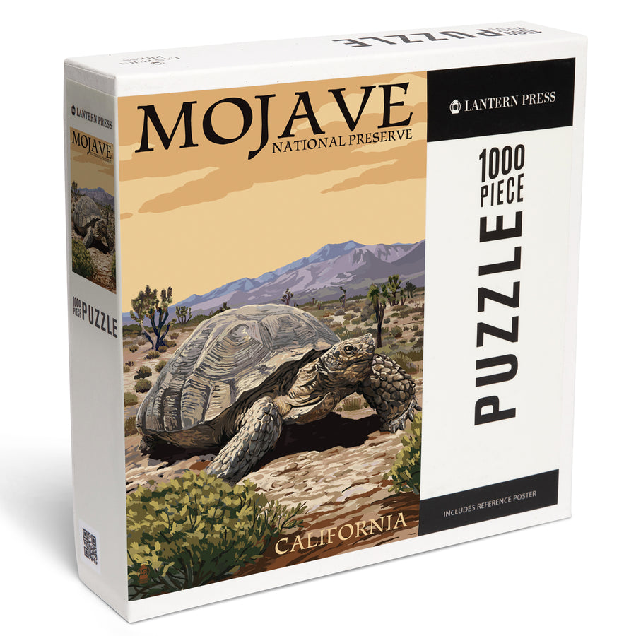 Tortoise, Mojave National Preserve, California, Jigsaw Puzzle Puzzle Lantern Press 
