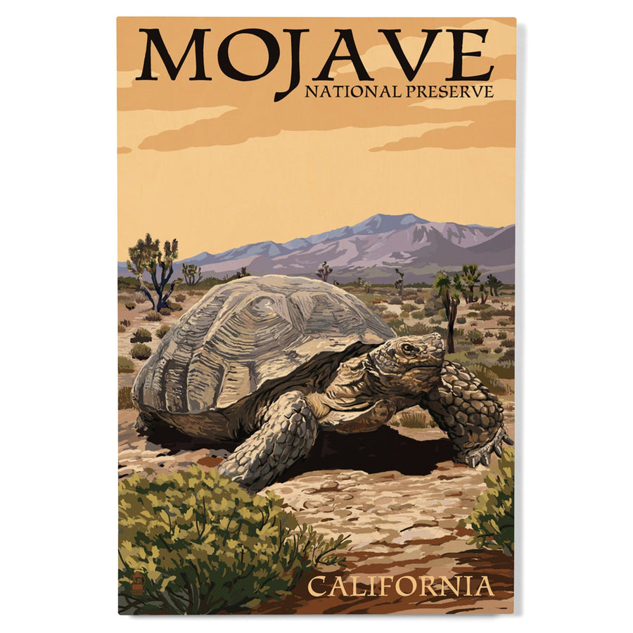 Tortoise, Mojave National Preserve, California, Lantern Press Artwork, Wood Signs and Postcards Wood Lantern Press 