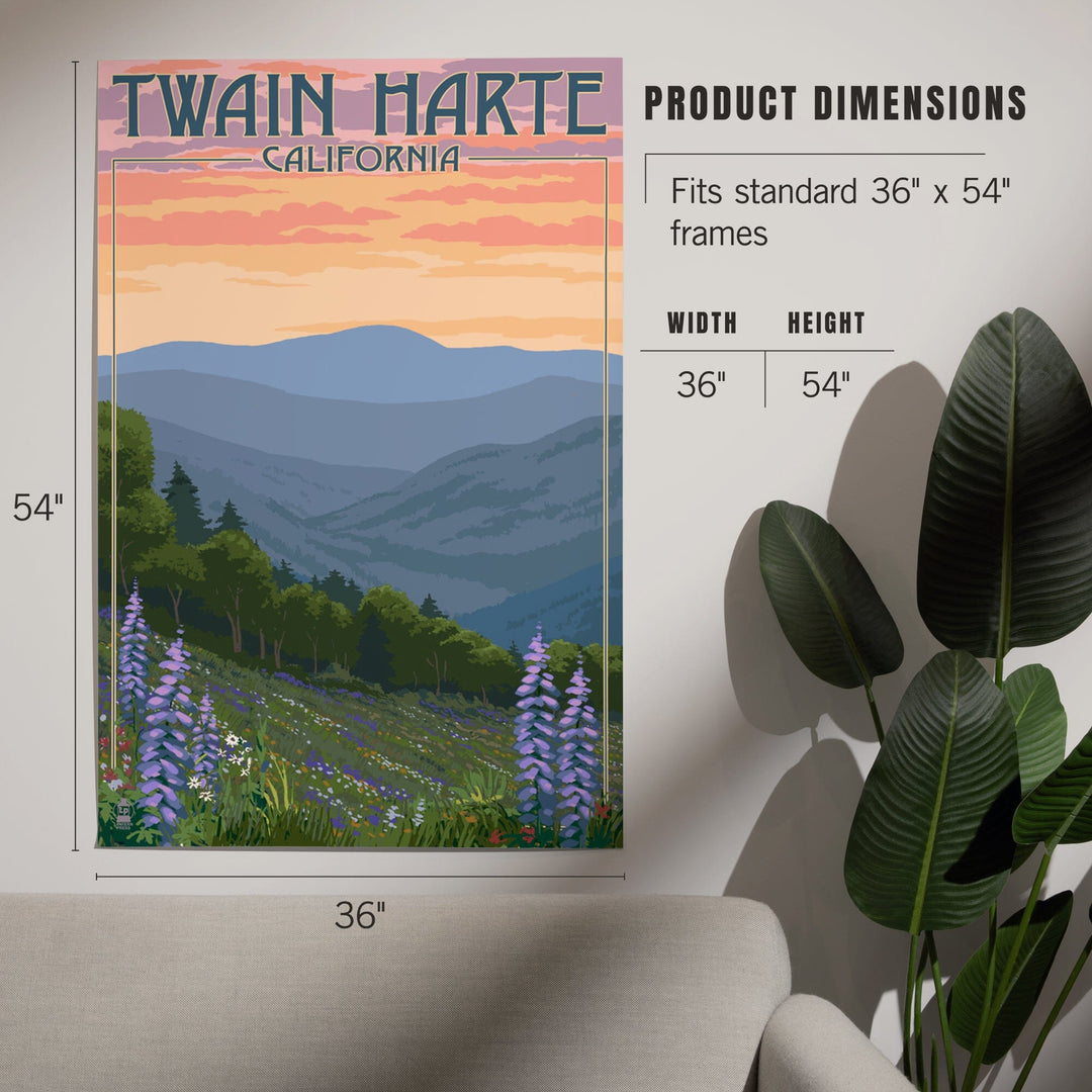 Twain Harte, California, Spring Flowers, Art & Giclee Prints Art Lantern Press 