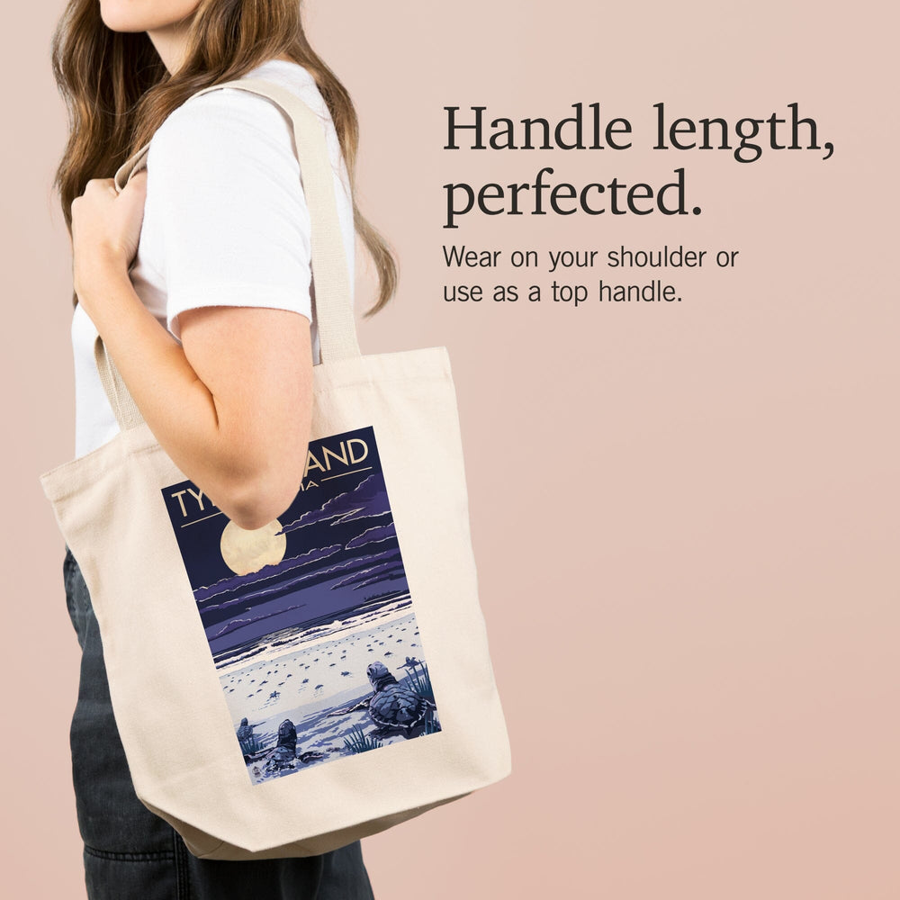 Tybee Island, Georgia, Sea Turtles Hatching, Tote Bag Totes Lantern Press 