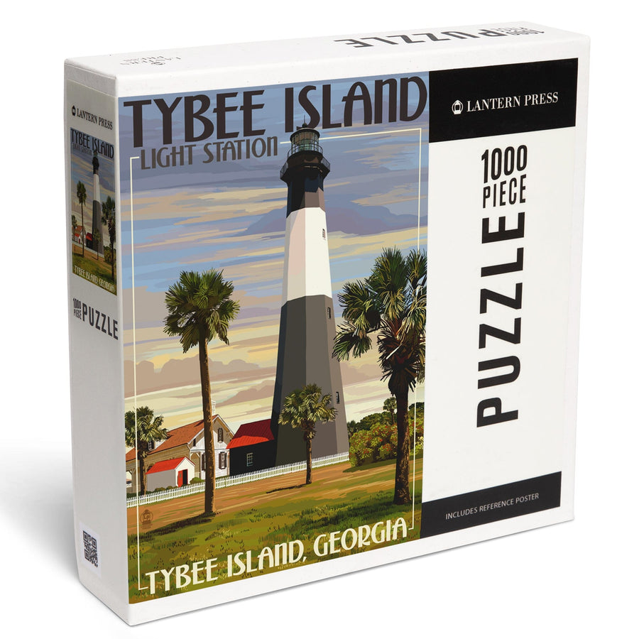 Tybee Island Light Station, Georgia, Jigsaw Puzzle Puzzle Lantern Press 