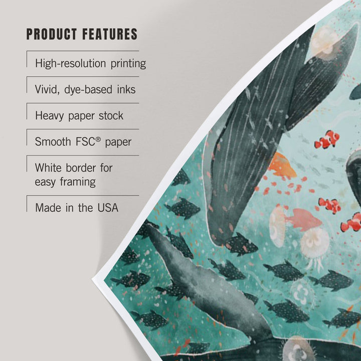 Under The Sea, Art & Giclee Prints Art Lantern Press 