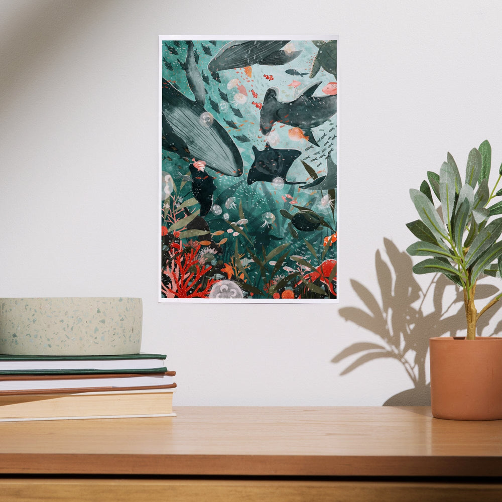 Under The Sea, Art & Giclee Prints Art Lantern Press 