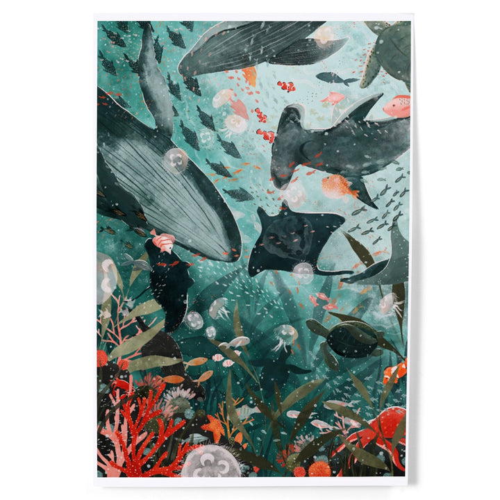 Under The Sea, Art & Giclee Prints Art Lantern Press 