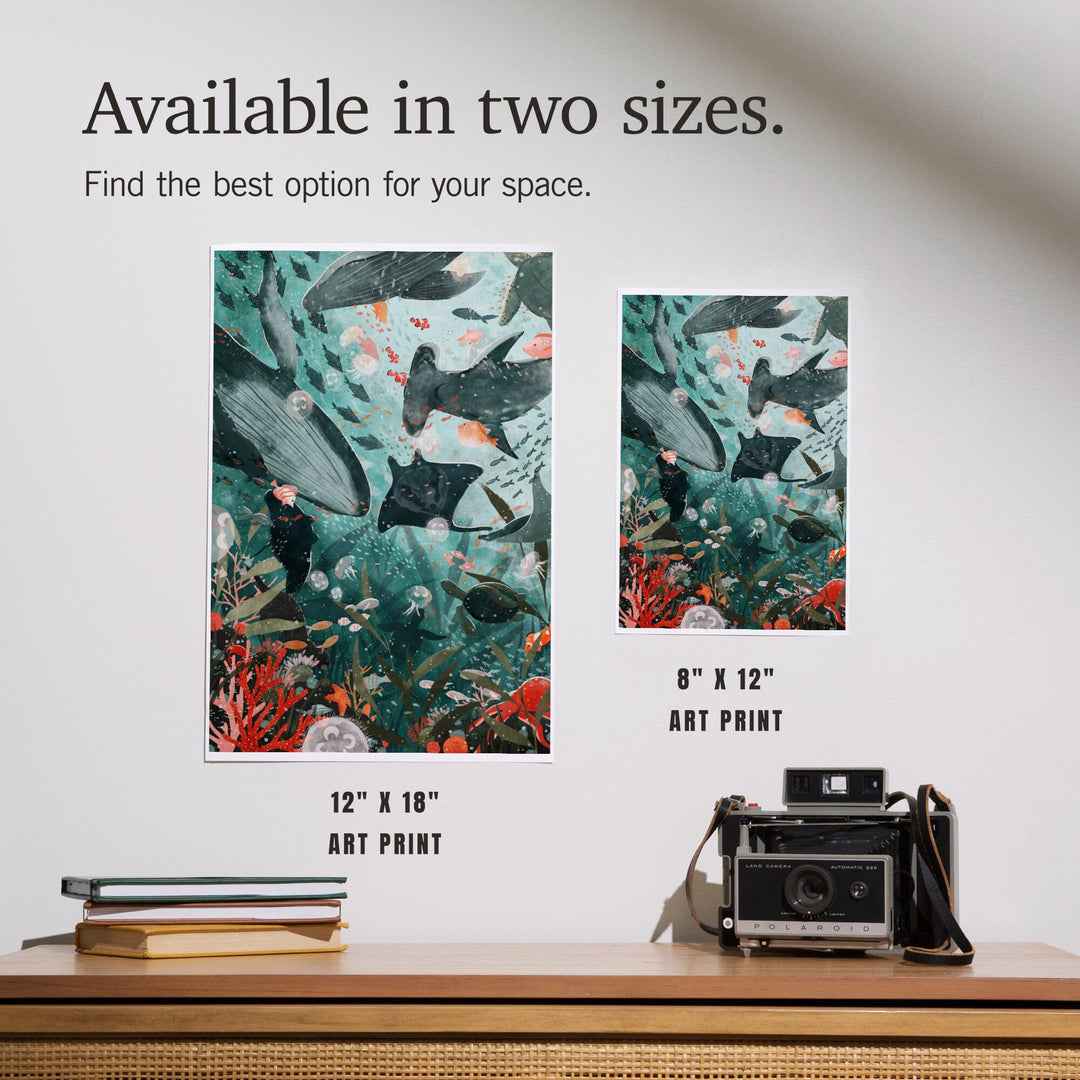 Under The Sea, Art & Giclee Prints Art Lantern Press 