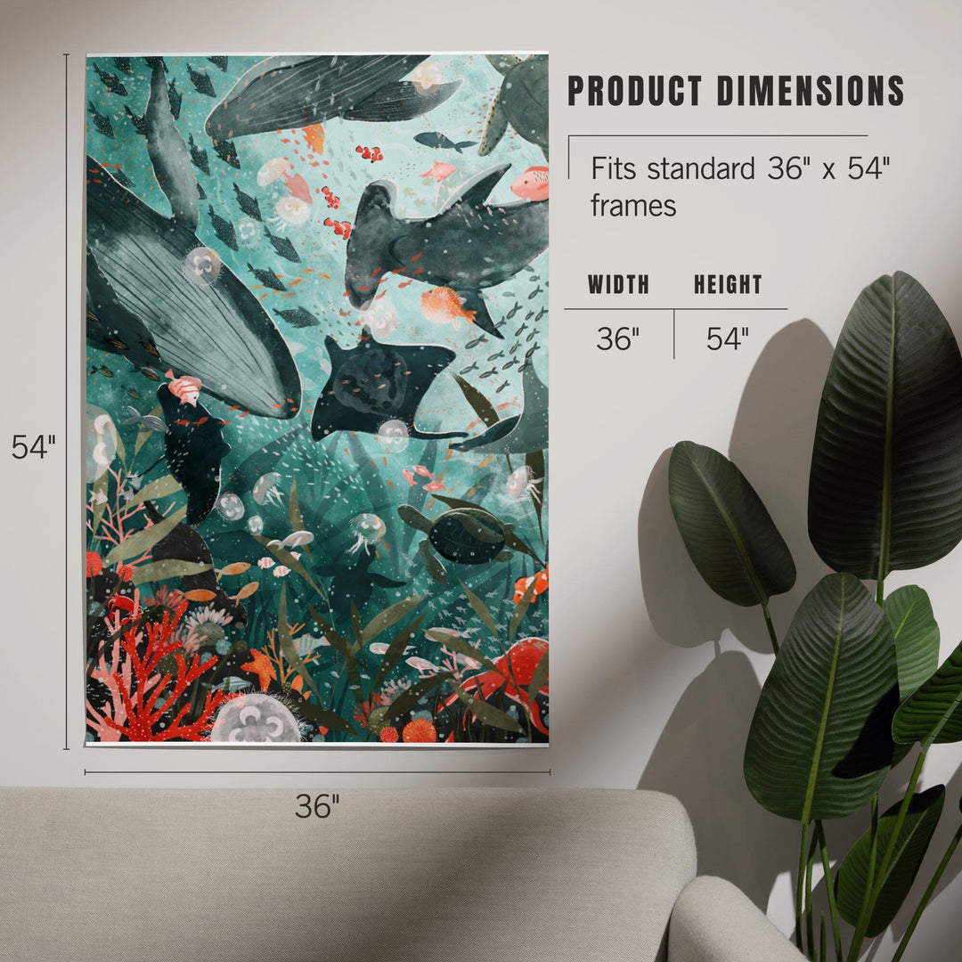 Under The Sea, Art & Giclee Prints Art Lantern Press 