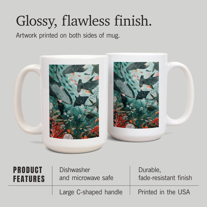 Under The Sea, Ceramic Mug Mugs Lantern Press 