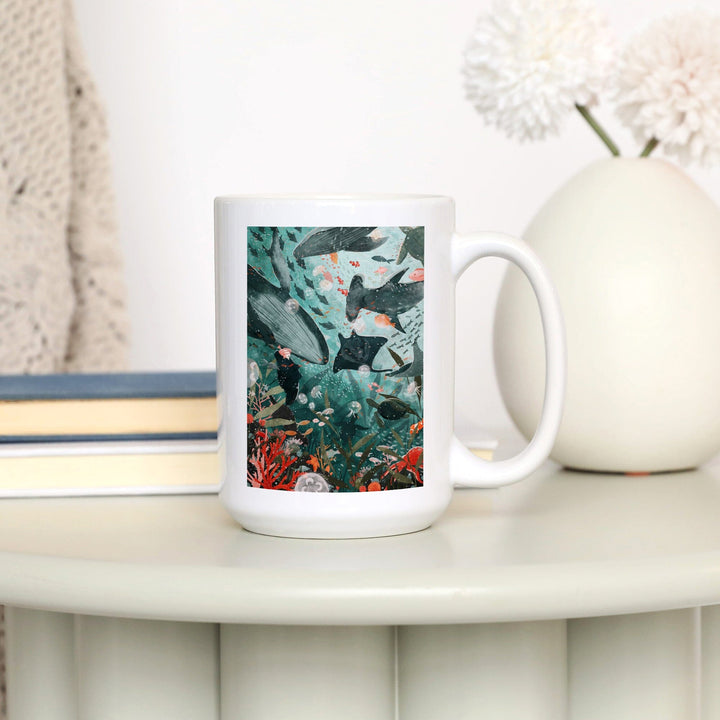 Under The Sea, Ceramic Mug Mugs Lantern Press 