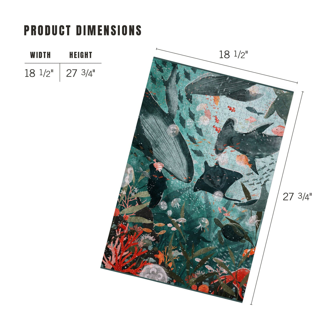 Under The Sea, Jigsaw Puzzle Puzzle Lantern Press 