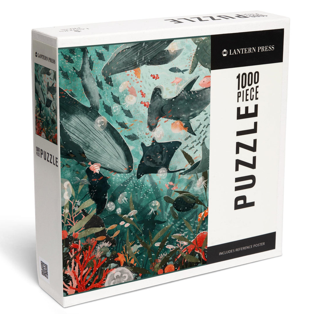 Under The Sea, Jigsaw Puzzle Puzzle Lantern Press 