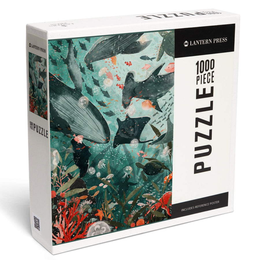 Under The Sea, Jigsaw Puzzle Puzzle Lantern Press 