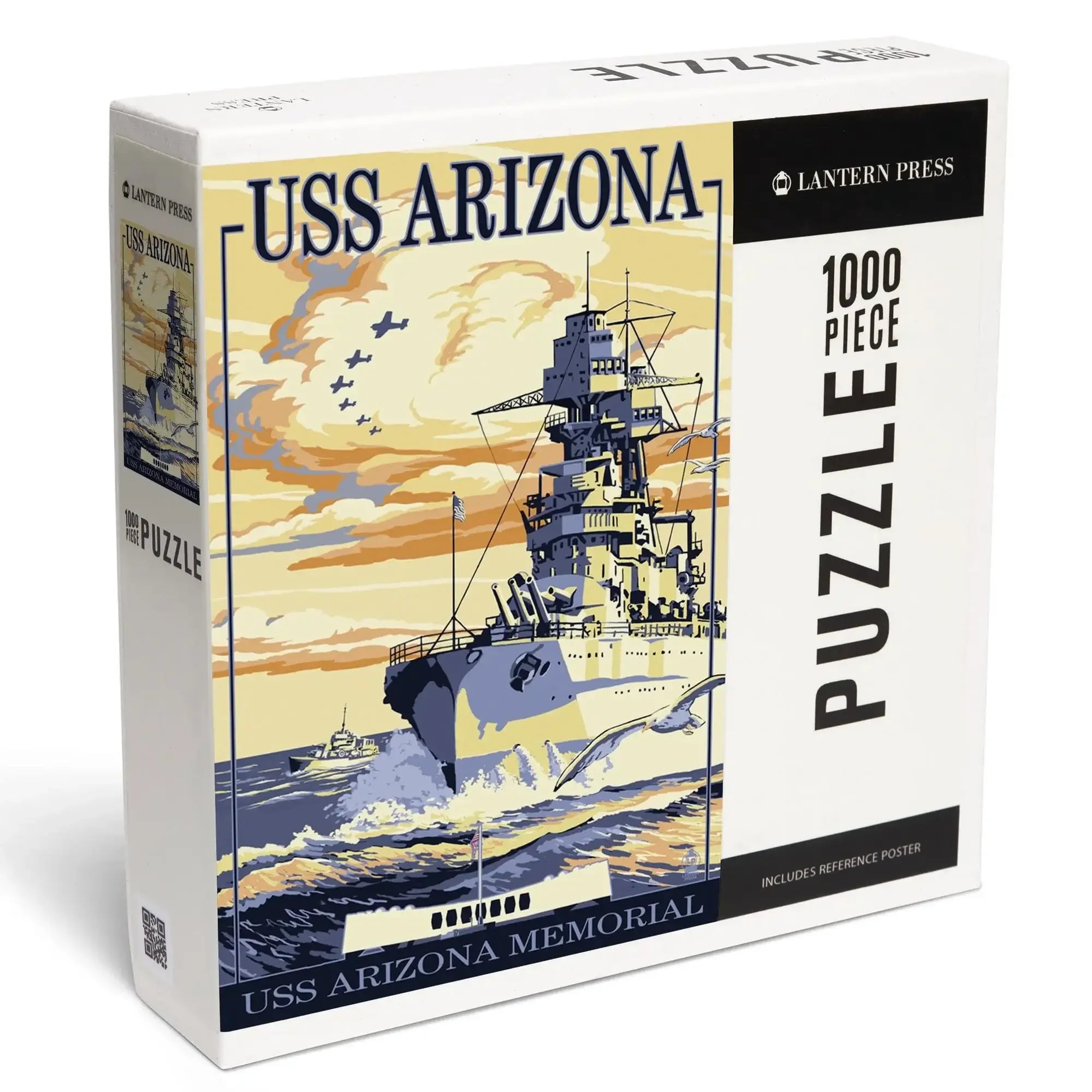 USS Arizona Battleship, Sunset Scene, 1000 piece jigsaw puzzle