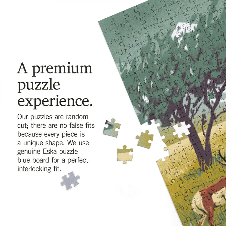 Utopia Series, Prairie, Jigsaw Puzzle Puzzle Lantern Press 