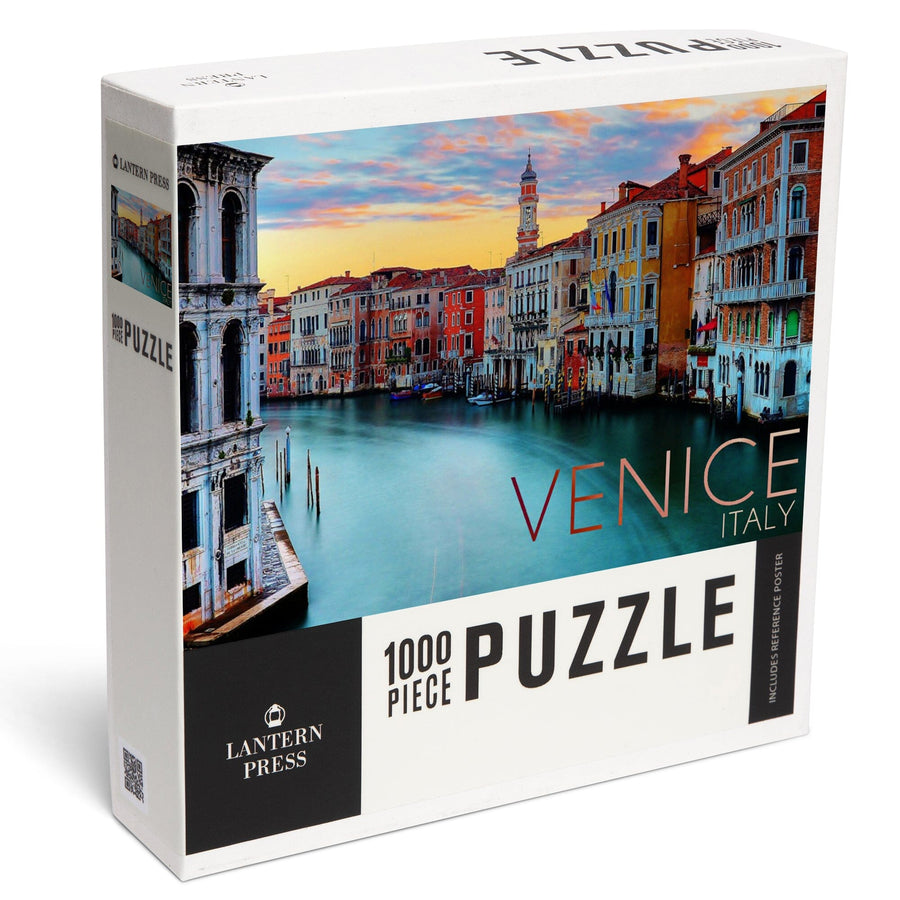 Venice, Italy, Canal View, Jigsaw Puzzle Puzzle Lantern Press 