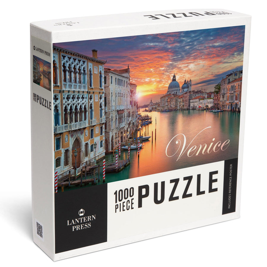 Venice, Italy, Sunrise, Jigsaw Puzzle Puzzle Lantern Press 