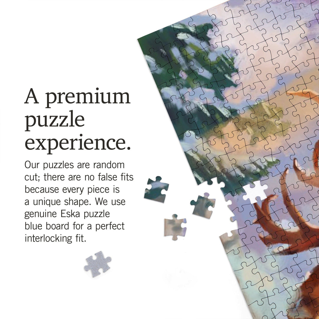 Vermont, Sleigh Ride, Jigsaw Puzzle Puzzle Lantern Press 